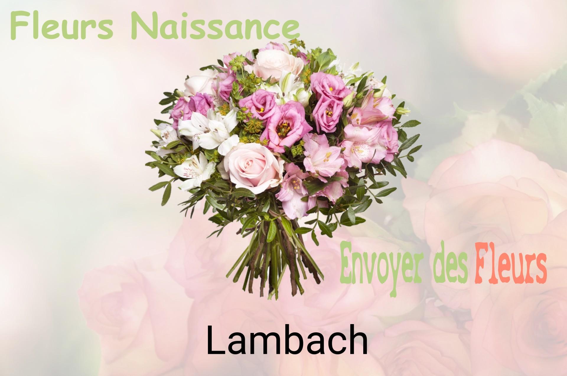 Bouquet de fleurs de naissance livré à Lambach